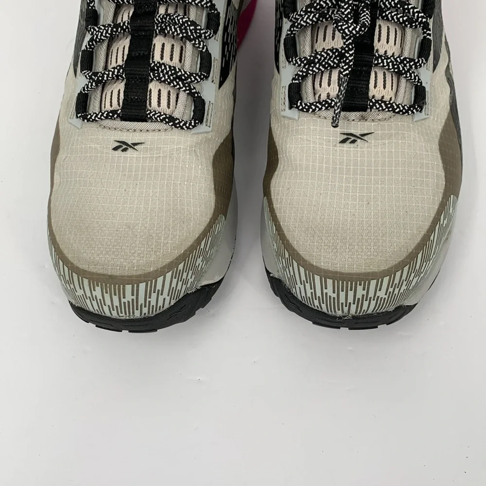 Reebok Work Nano X1 shoe sneaker composite safety toe gray pink women 7 WIDE 7W